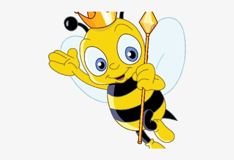 Bees Clipart King - Cute Bee Clip Art, transparent png #9767325