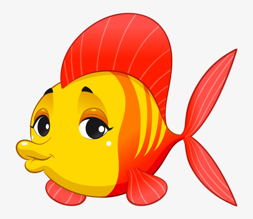 Фотки Painted Flower Pots, Fish Swimming, Ocean Crafts, - Yellow And Red Fish Clipart, transparent png #9767913