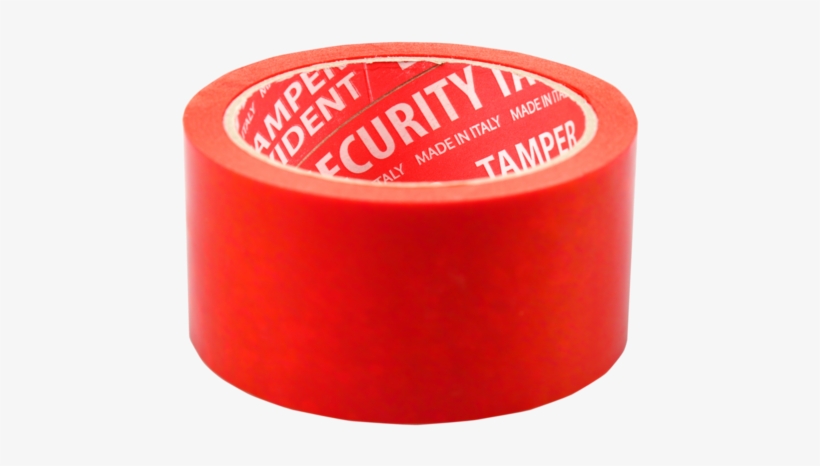 Sendproof® Tape, Pet, Security, 50mm, 50m, Red - Plastic, transparent png #9768099