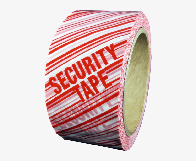 Security Packing Tape, White/red - Security Packing Tapes, transparent png #9768142