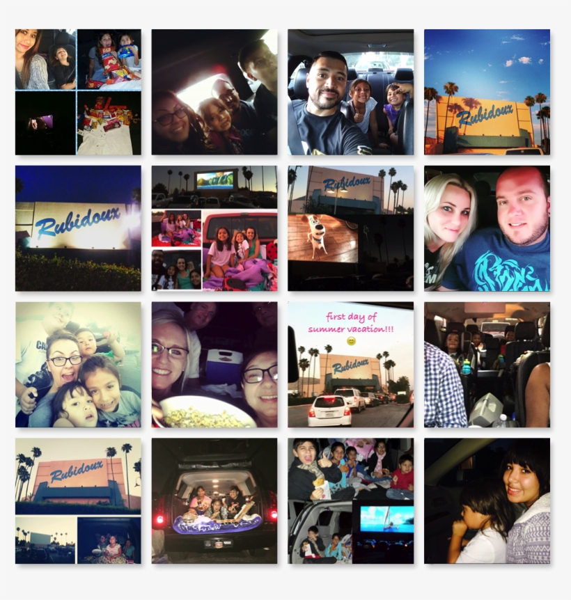Rubidoux Drive In Theatre - Collage, transparent png #9768312