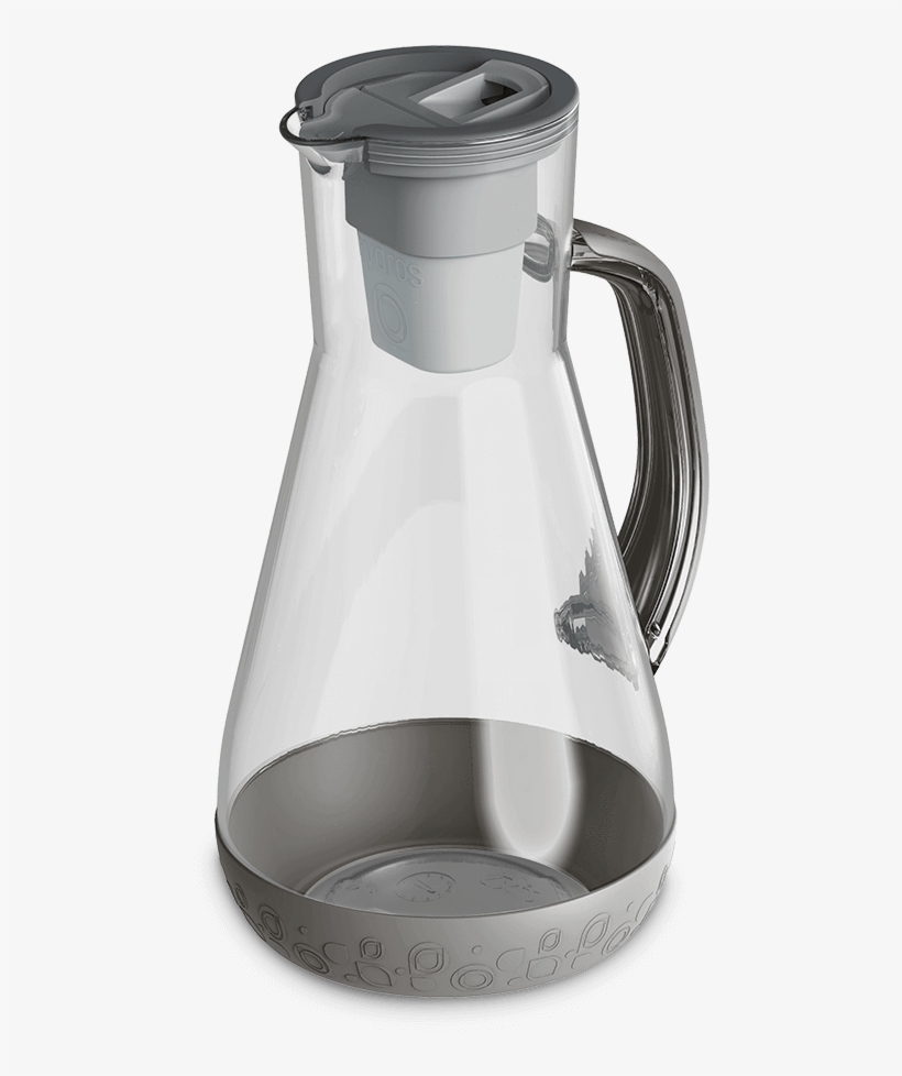 64 Oz Pitcher Grey With Filter - Coffee Decanter, transparent png #9769862