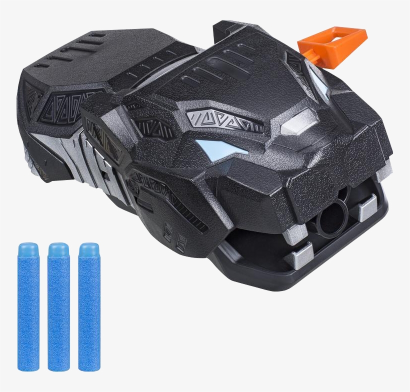 Black - Nerf Vibranium Strike Gauntlet, transparent png #9769942