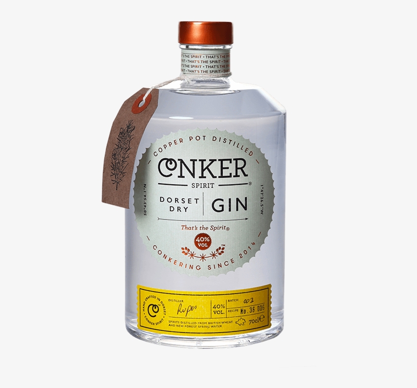 A Dorset Dry Gin That's Distilled In A Copper Pot, - Conker Gin, transparent png #9770221