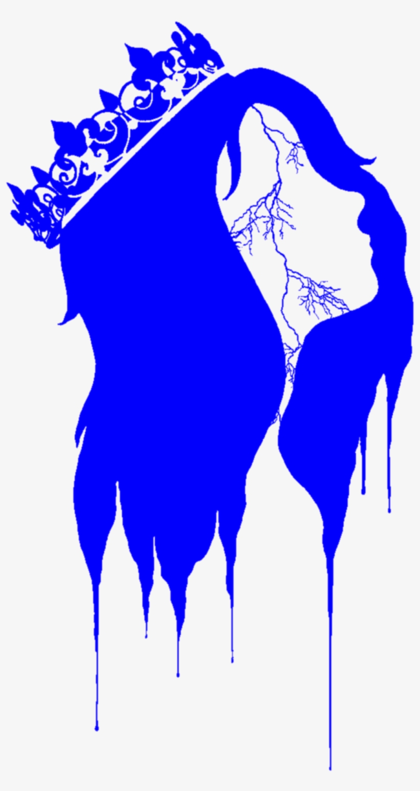 #aesthetic #art #handdrawn #crown #graffiti #cracked - Black, transparent png #9771062