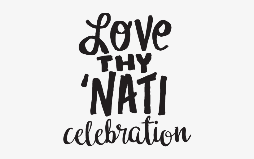 Invitation And Recognition To Love Thy Nati Celebration - Calligraphy, transparent png #9771312