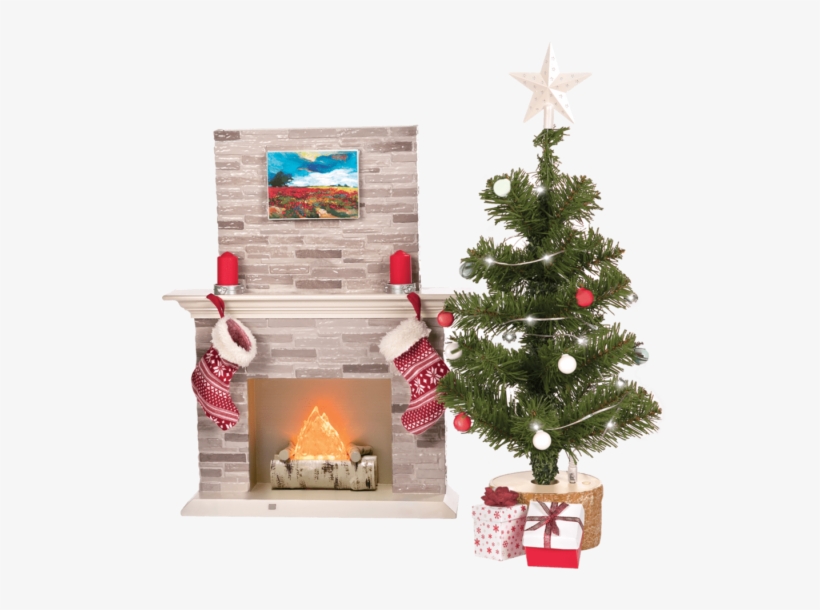 Tree And Fireplace Detail - Our Generation, transparent png #9771739
