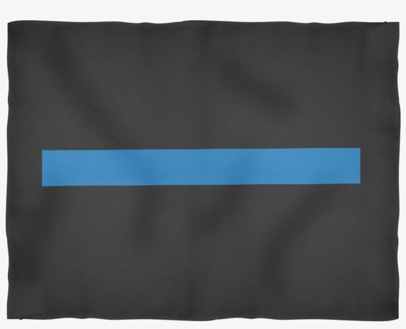 Thin Blue Line Blankets - Placemat, transparent png #9771822