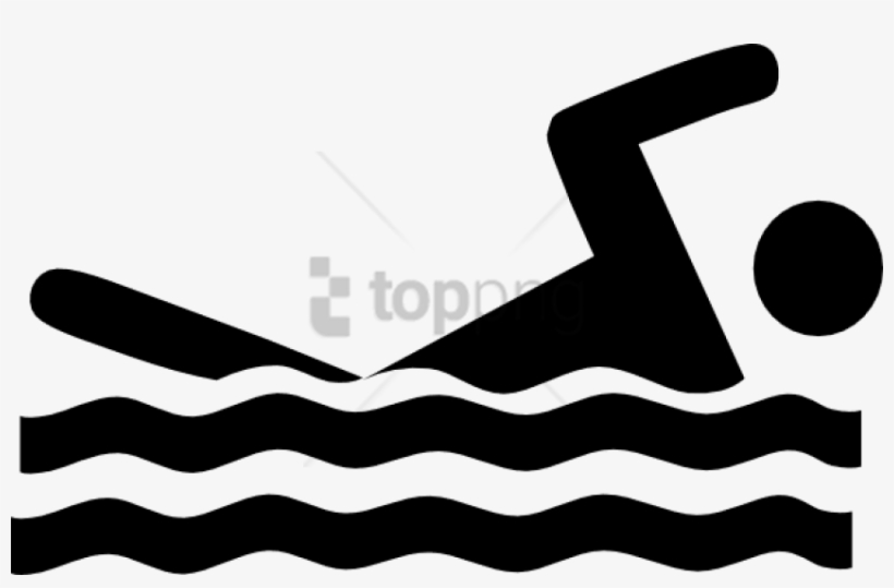 Free Png Swimming Clipart Png Image With Transparent - Black And White Swimming Clip Art, transparent png #9772067