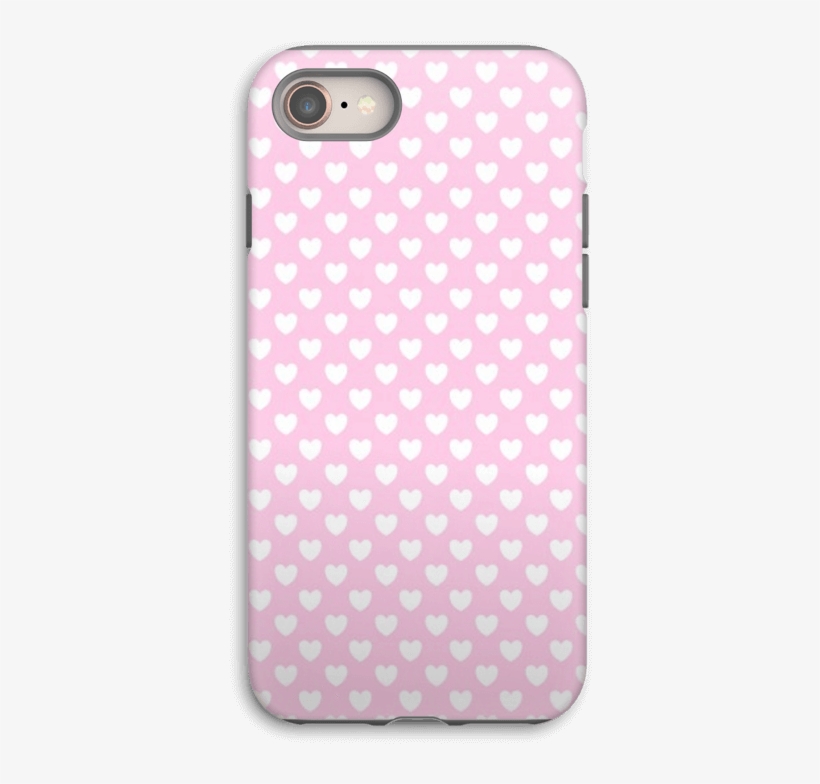 Cute Hearts Case Iphone 8 Tough - Mobile Phone Case, transparent png #9772159