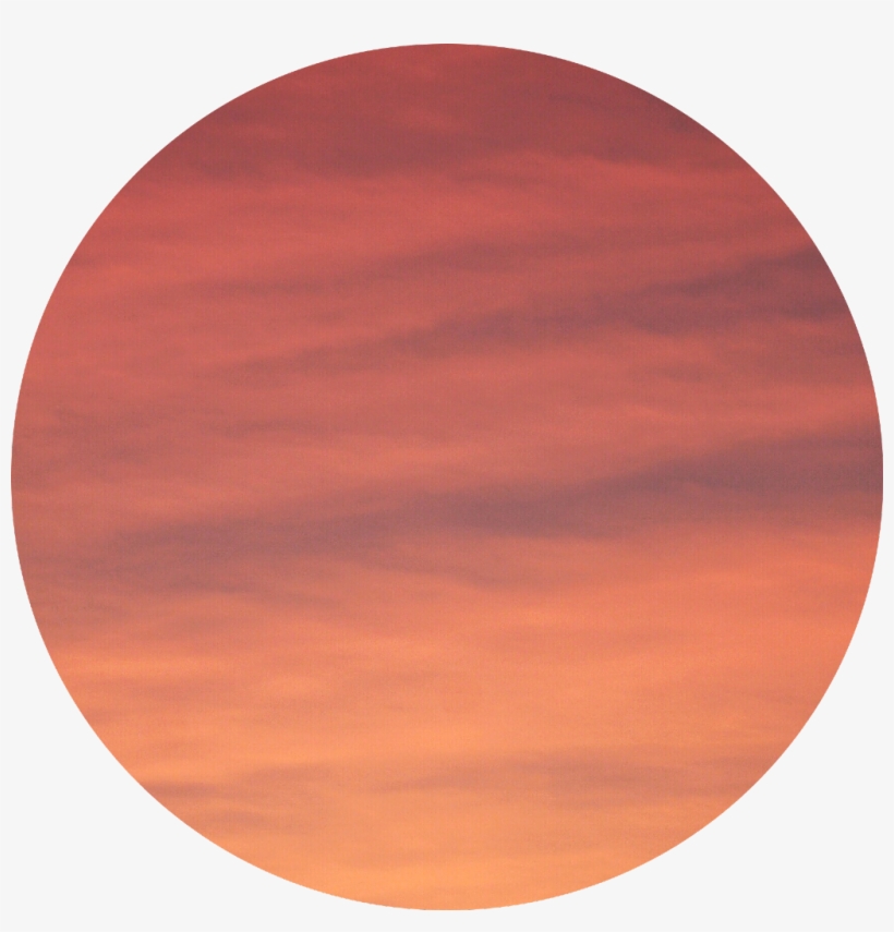 #sircle #sunset #orange #red #sun #sky - Circle, transparent png #9772587