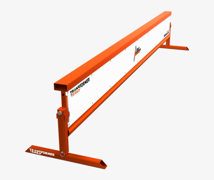 Tr-transformer Rail 8ft Flatbar Orange - Hurdling, transparent png #9772906