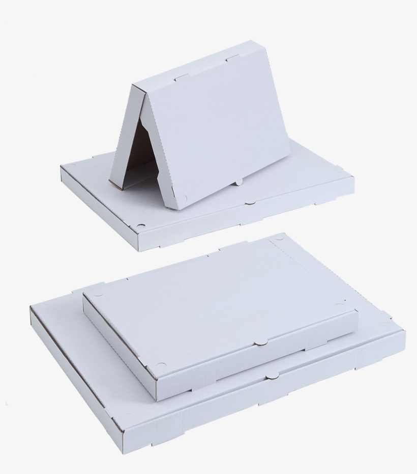 Plain White/kraft Sheet Pizza Boxes - Paper, transparent png #9773876