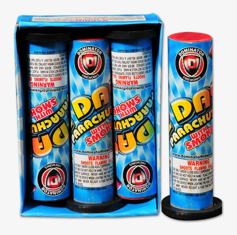 Day Parachutes W/ Smoke - Box, transparent png #9774012