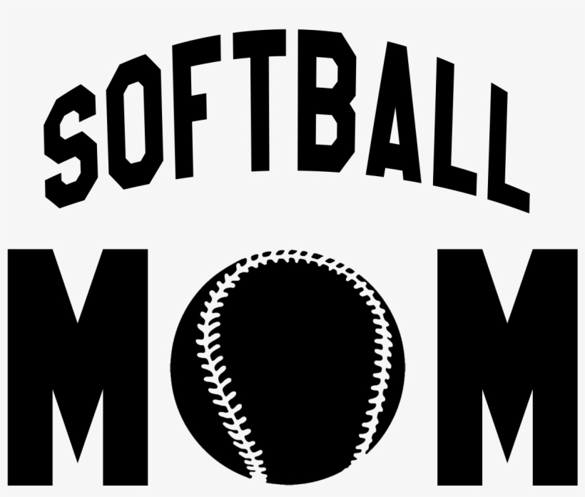 Softball Mom - Illustration, transparent png #9774413