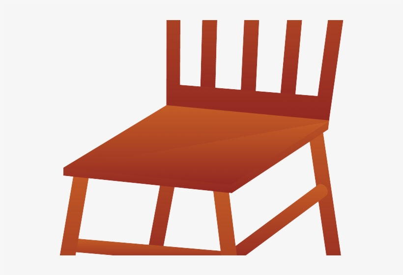 Chair Clipart Wood Chair - Brown Chair Clip Art, transparent png #9774951