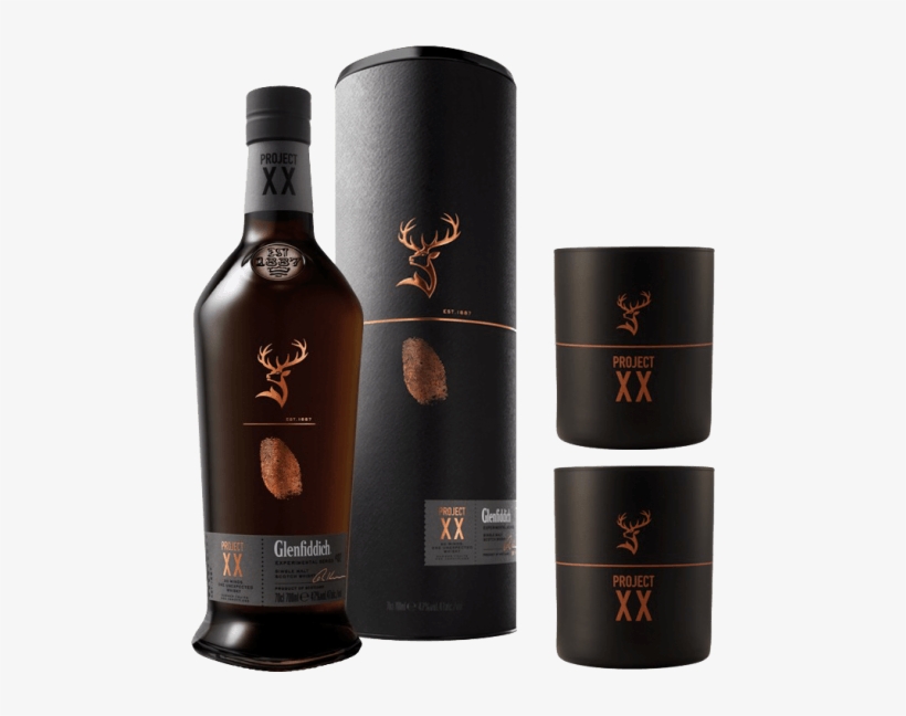 Project Xx With Tumbler Glass Gift Set - Glenfiddich Fire And Cane, transparent png #9775039