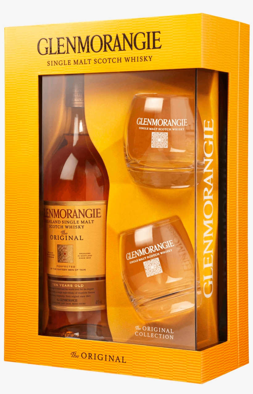 Glenmorangie The Original Scotch Whisky Boutique Glass - Glenmorangie Original Two Tumbler, transparent png #9775091