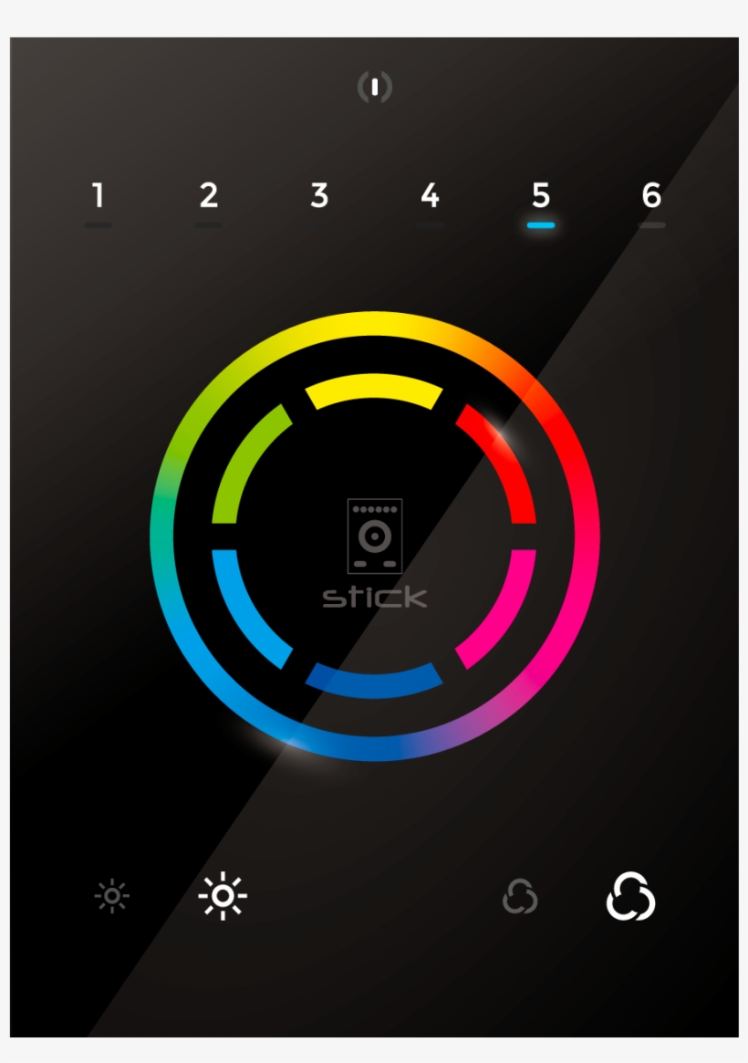 Nicolaudie Stick-cu4 Wall Mount Rgb Dmx Controller - Nicolaudie Stick, transparent png #9775994
