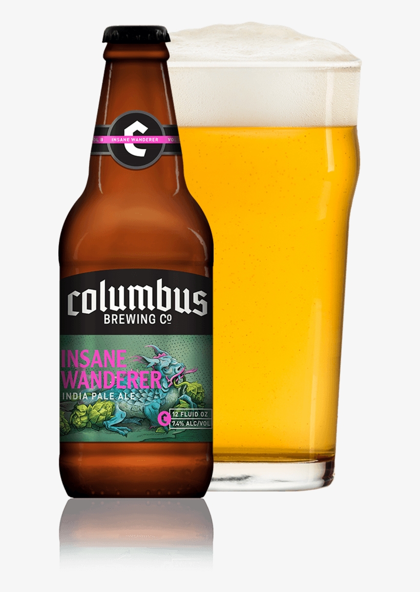 Cbc Insane Wanderer Vol 2 Bottle And Glass - Bottle, transparent png #9776045