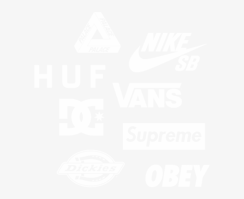 Huf, Vans, Palace, Supreme, Dickies, Dc Shoes, Obey - Sign, transparent png #9776243