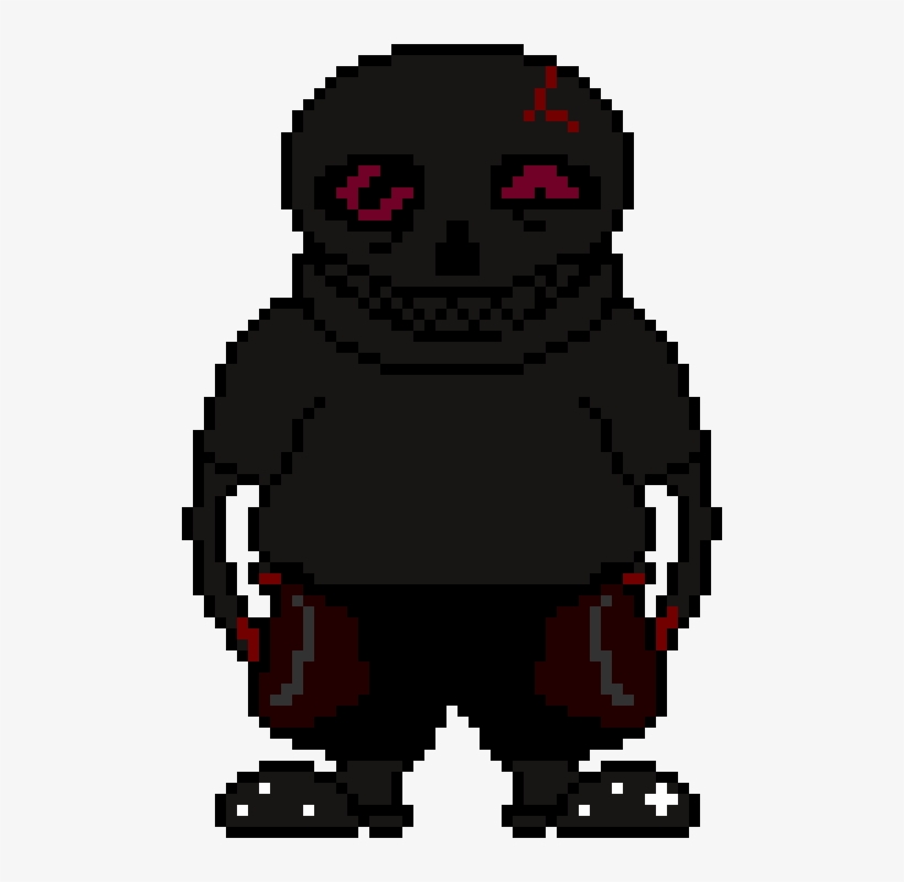 Insane Shadow Sans - Oreo Cookie Minecraft, transparent png #9776315