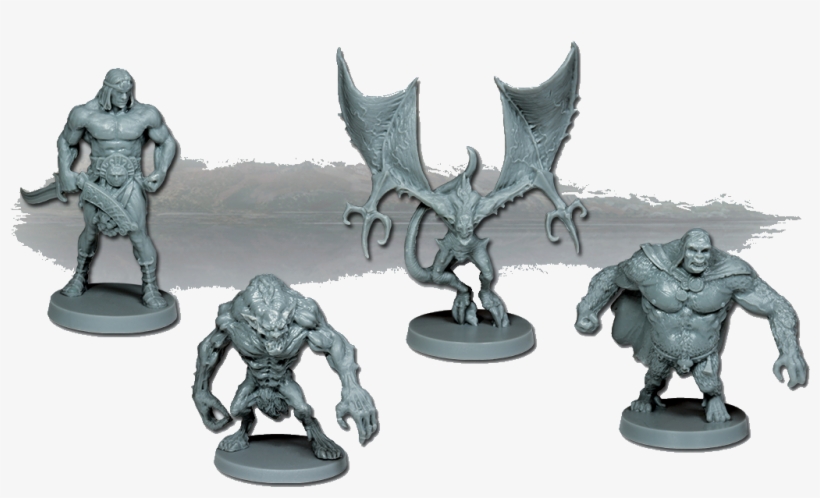 Conan 1 Conan 2 Conan 6 - Figurine, transparent png #9776319