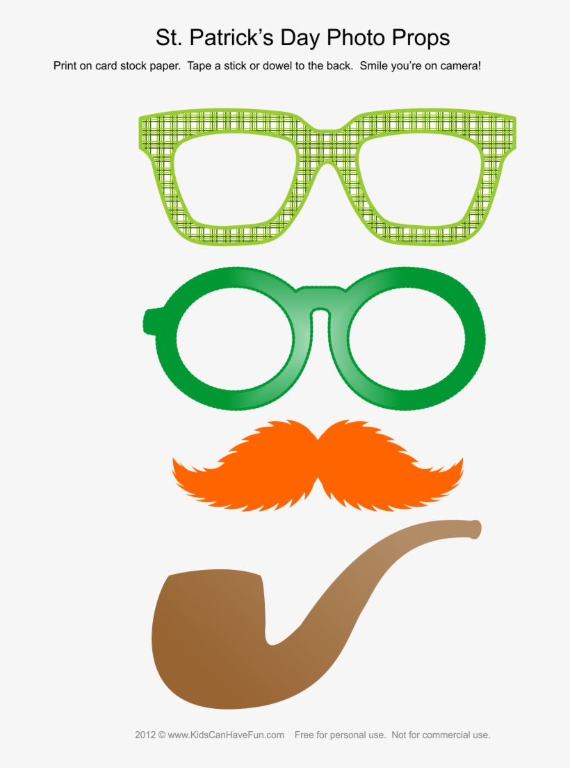 Patricks Day Glasses - Symmetry, transparent png #9777139