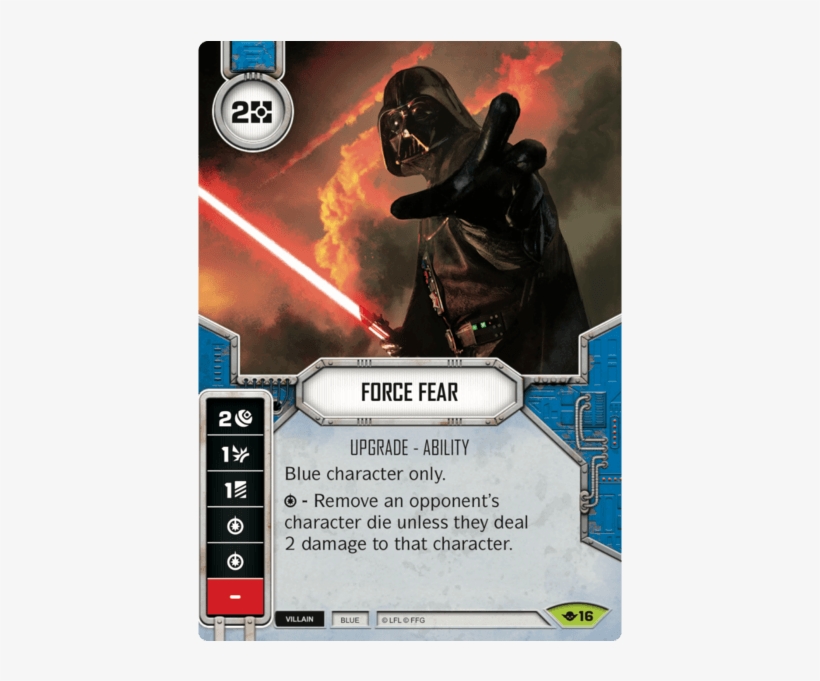 Force Fear - Star Wars Destiny Force Throw, transparent png #9777564