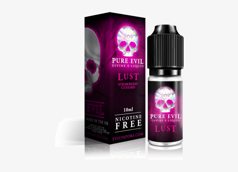 Pure Evil Lust E-liquid 10ml - Composition Of Electronic Cigarette Aerosol, transparent png #9777766