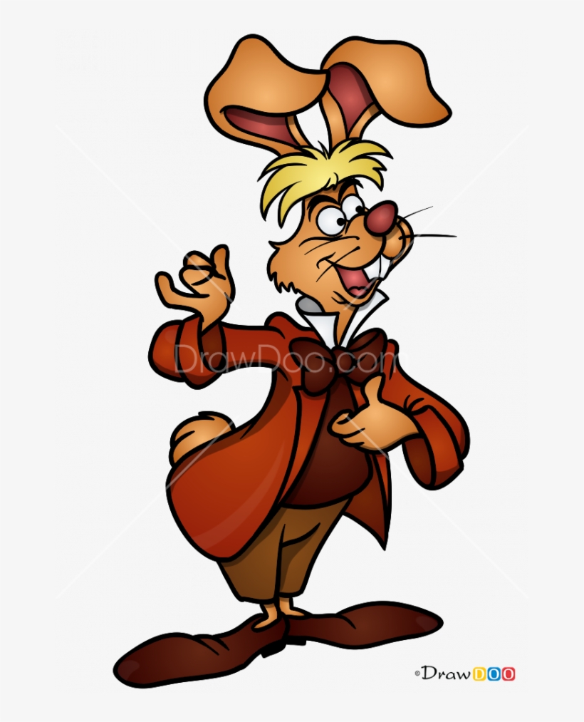 665 X 933 1 - March Hare From Alice In Wonderland, transparent png #9777907