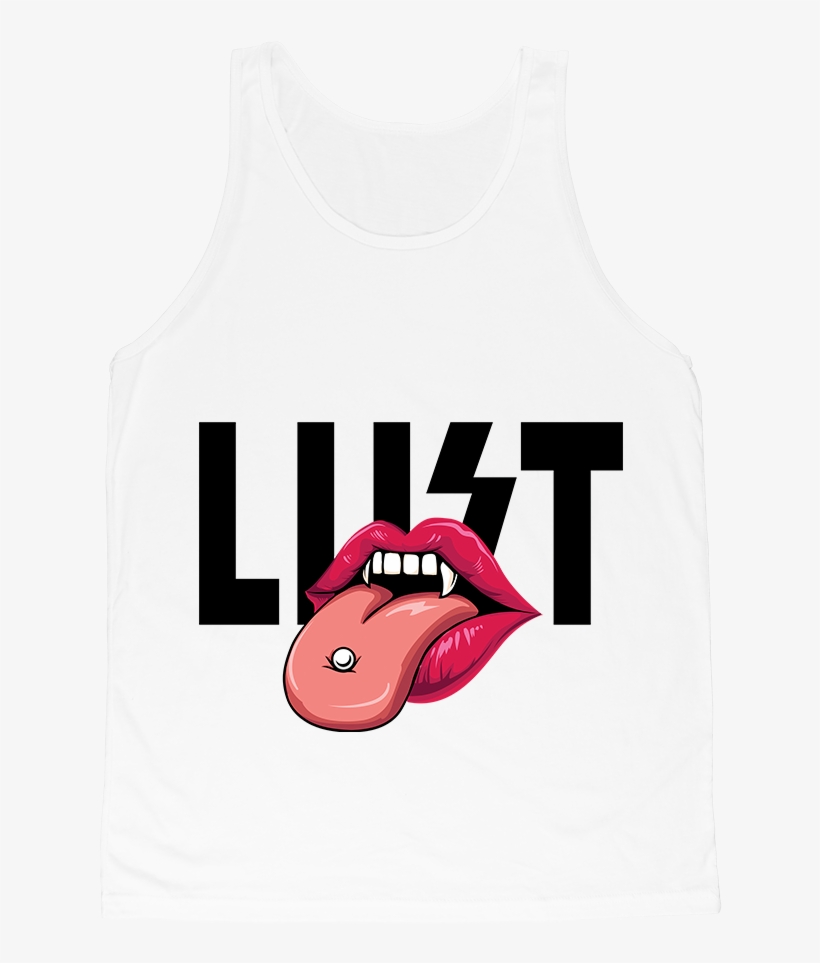 Lust Kiss - Active Tank, transparent png #9777982