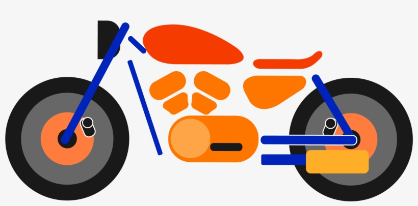 Colorful Transport Motorcycle Harley Png And Vector - Vector Graphics, transparent png #9777985