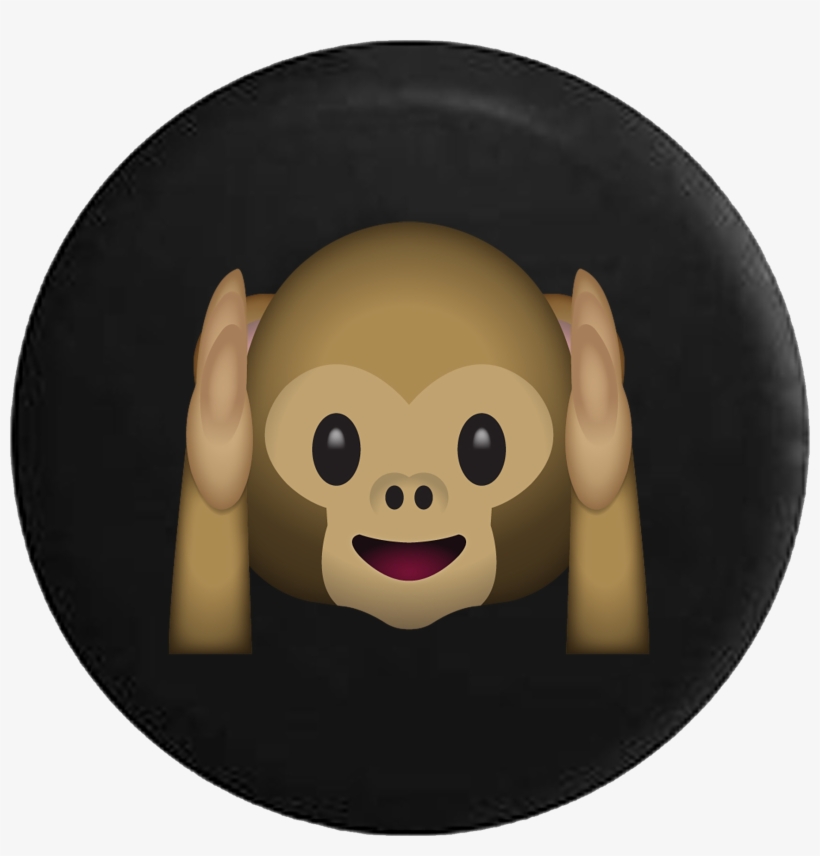 Text Emoji Hear No Evil Monkey - Louis Xvi (1754–1793), King Of France, transparent png #9778245
