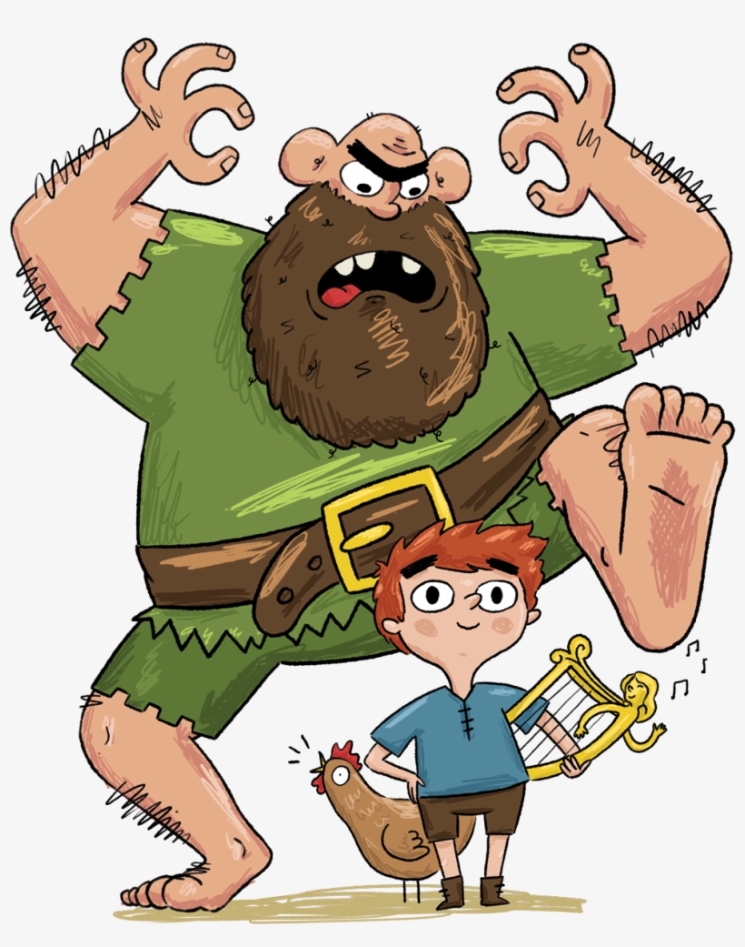 Jack And The Beanstalk - Cartoon, transparent png #9778925