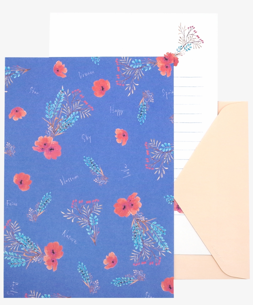 Blue Happy Message - Construction Paper, transparent png #9780277