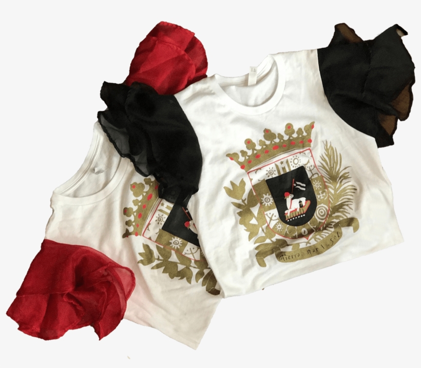 Shields Up Pr Ruffles Gold, Black & Red White Shirt - Vest, transparent png #9780395