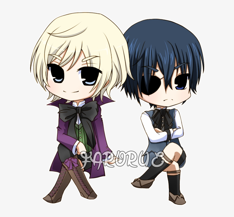 “ Alois Trancy & Ciel Phantomhive ” - Chibi Black Butler Ciel, transparent png #9780510