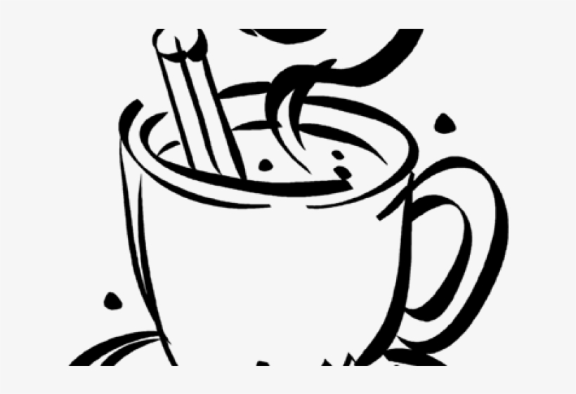 Hot Chocolate Clipart Drawn - Cup Of Hot Chocolate Drawing, transparent png #9782198