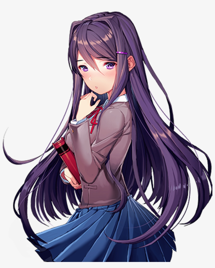 #ddlc #ddlcyuri #dokidokiliteratureclub #yuri #yuridokidoki - Doki Doki Yuri Title Screen, transparent png #9782920