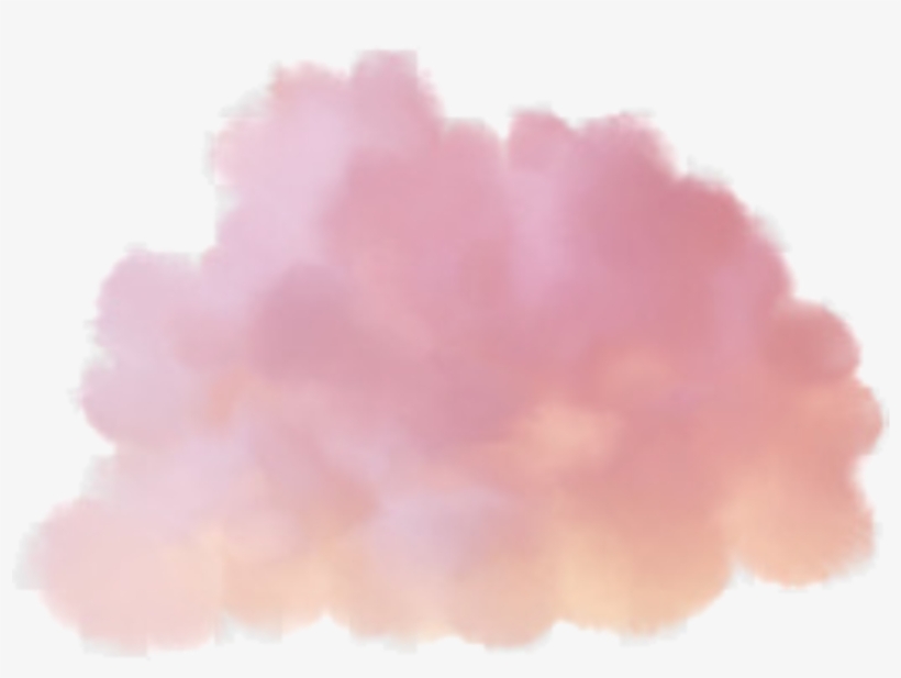 #pink #pastelpink #pinkcloud #tumblr #cloud #aesthetic - Watercolor Paint, transparent png #9783373