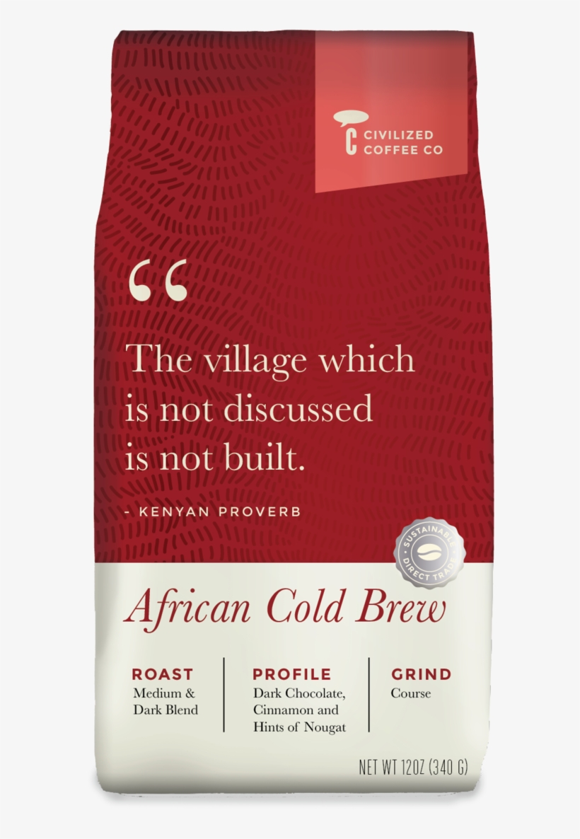 Cold Brew Coffee Coarse Ground African Coffee, transparent png #9783568