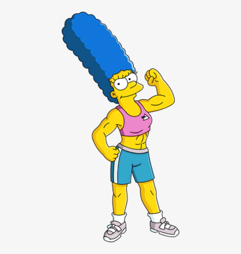 Image Muscular Marge Tapped Out - Simpsons Muscle Marge, transparent png #9783605