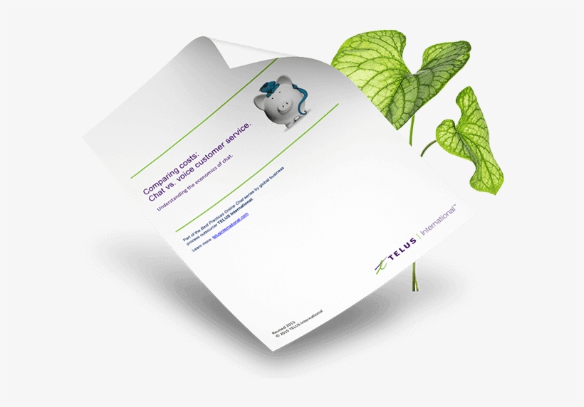 Chat Vs Voice Brochure, transparent png #9783641