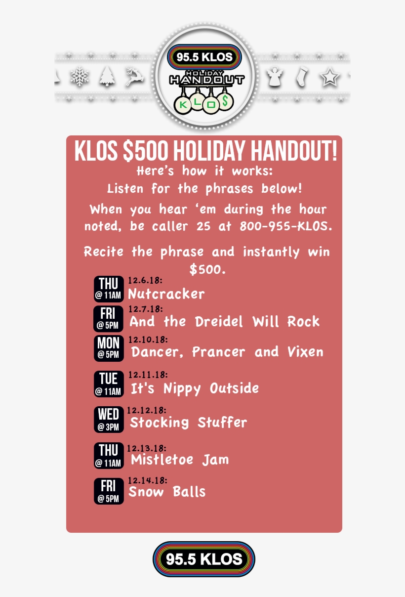 The Klos $500 Holiday Handout - Granny Smith, transparent png #9784228