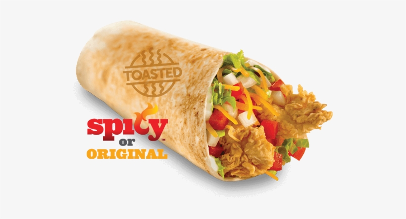 Two Of Our Juicy Chicken Tenders Cooked To Golden Perfection, - Mexicana Wrap Texas Chicken, transparent png #9785198