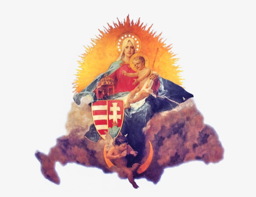 Virgin Mary - Boldogasszony - Magyarok Nagyasszonya, transparent png #9785354