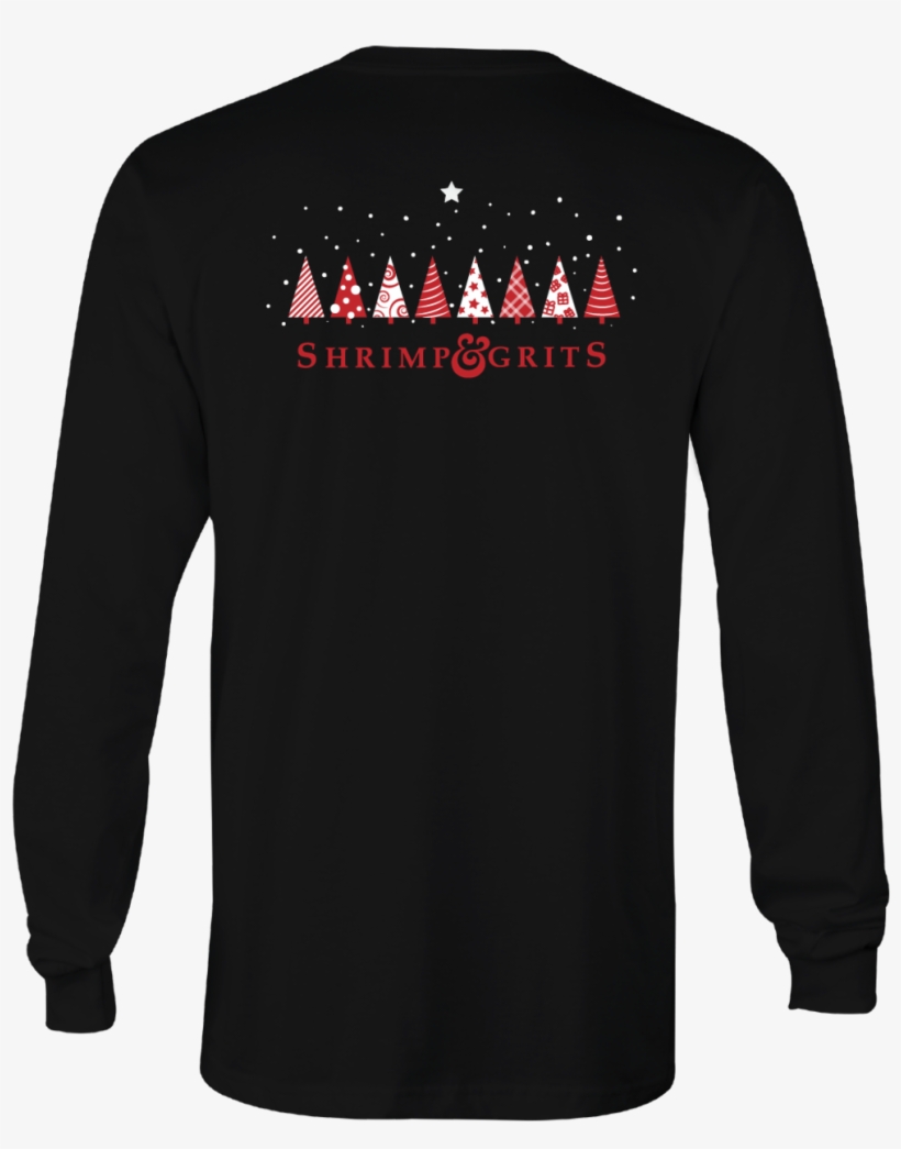 Shrimp&grits Winter Trees Long Sleeve T - Sweater, transparent png #9785867