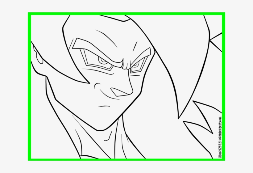 Goku Clipart Easy - Goku Face Drawing Easy, transparent png #9786272