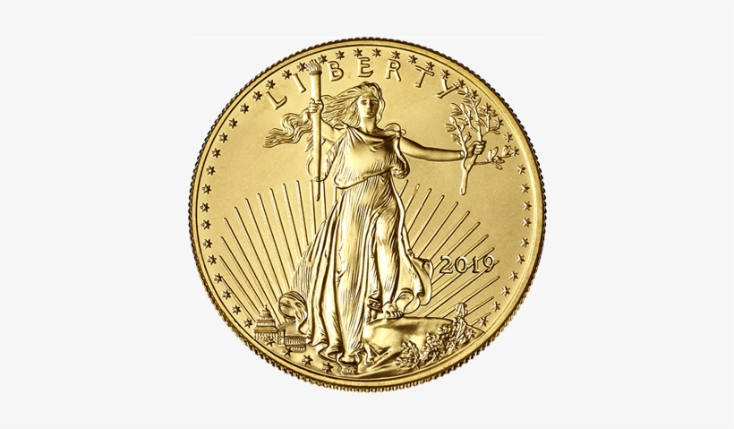 Picture Of 2019 1/2 Oz American Gold Eagle - American Eagle 2019 Gold Eagle, transparent png #9786275